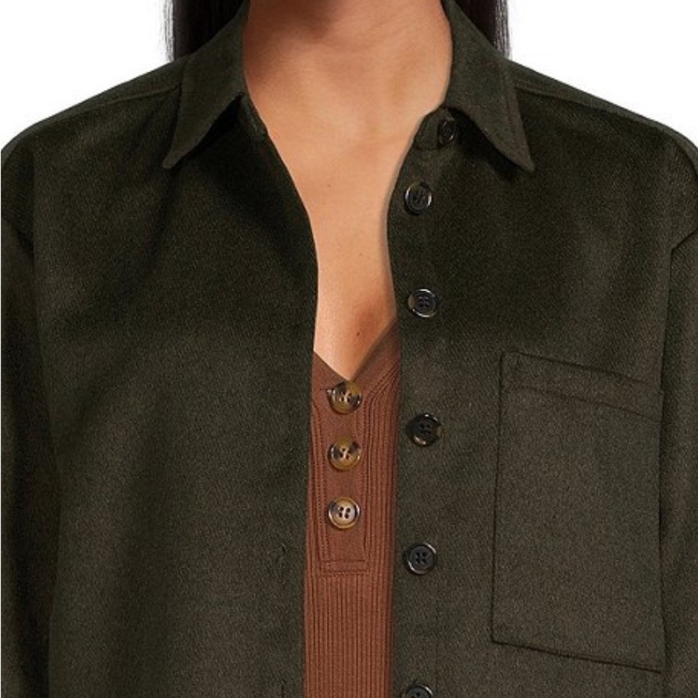 Practically New A loves A wool button down too